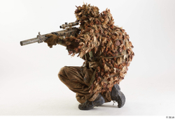  Frankie Perry Russian Sniper in Ghillie Kneeling 